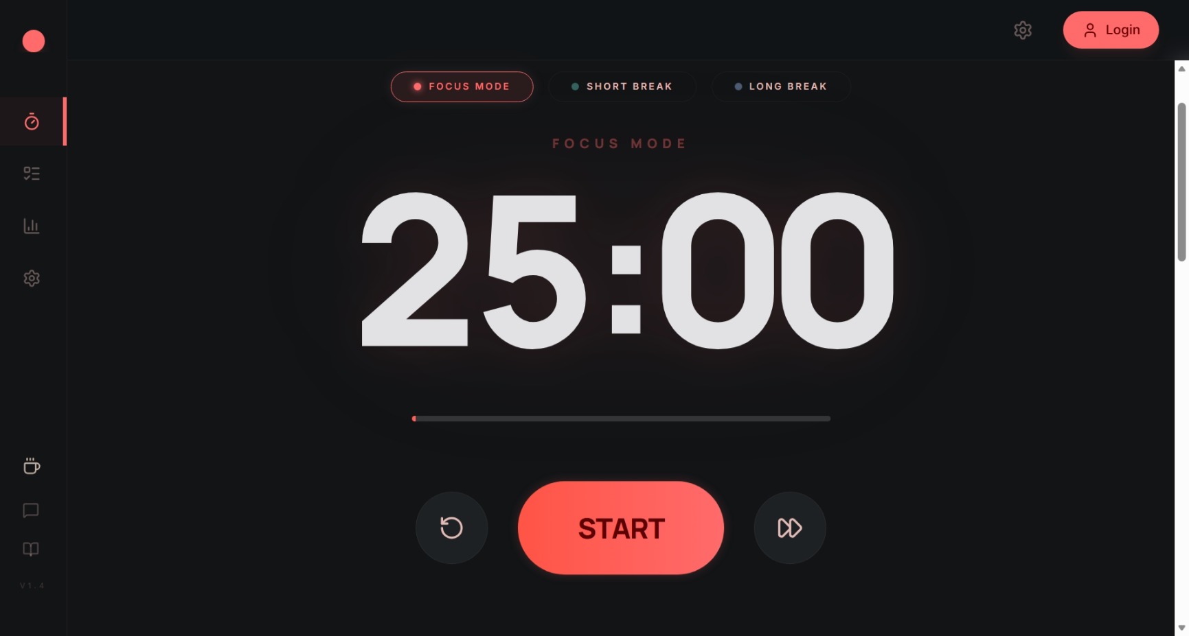 PomoPulp Dashboard Mockup